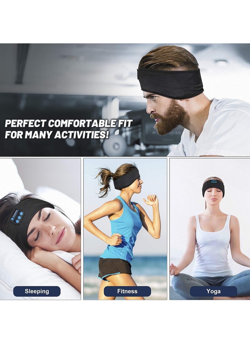 Concretization - Professional Sleep Headphones Wireless, Bluetooth Sports Headband Headphones with Ultra-Thin HD Stereo Speakers, unisex, Perfect for Sleeping,Workout,Jogging,Yoga,Insomnia, Air Travel, Meditation - Image 1