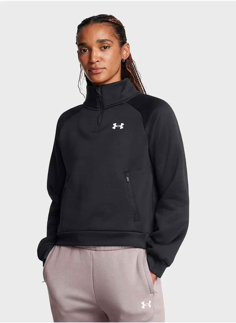 اندر ارمور Armour Fleece Pro Half Zip Jacket