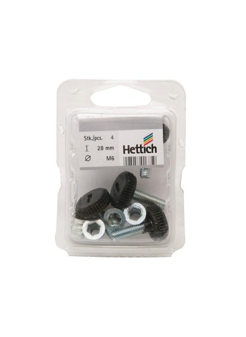 Hettich Hettich Levelling Screw 6 X 20mm 4Pcs 