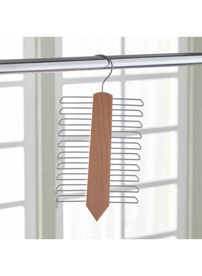 هوم بوكس علاق ties خشبية لتنظيم العلاقات في الخزانة - Image 4