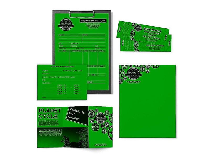 Neenah Paper 22541 Color Paper, 24lb, 8 1/2 x 11, Gamma Green, 500 Sheets - Image 3