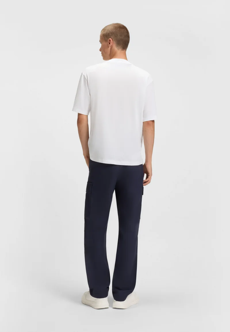 HUGO All-gender T-shirt with blurred logo print