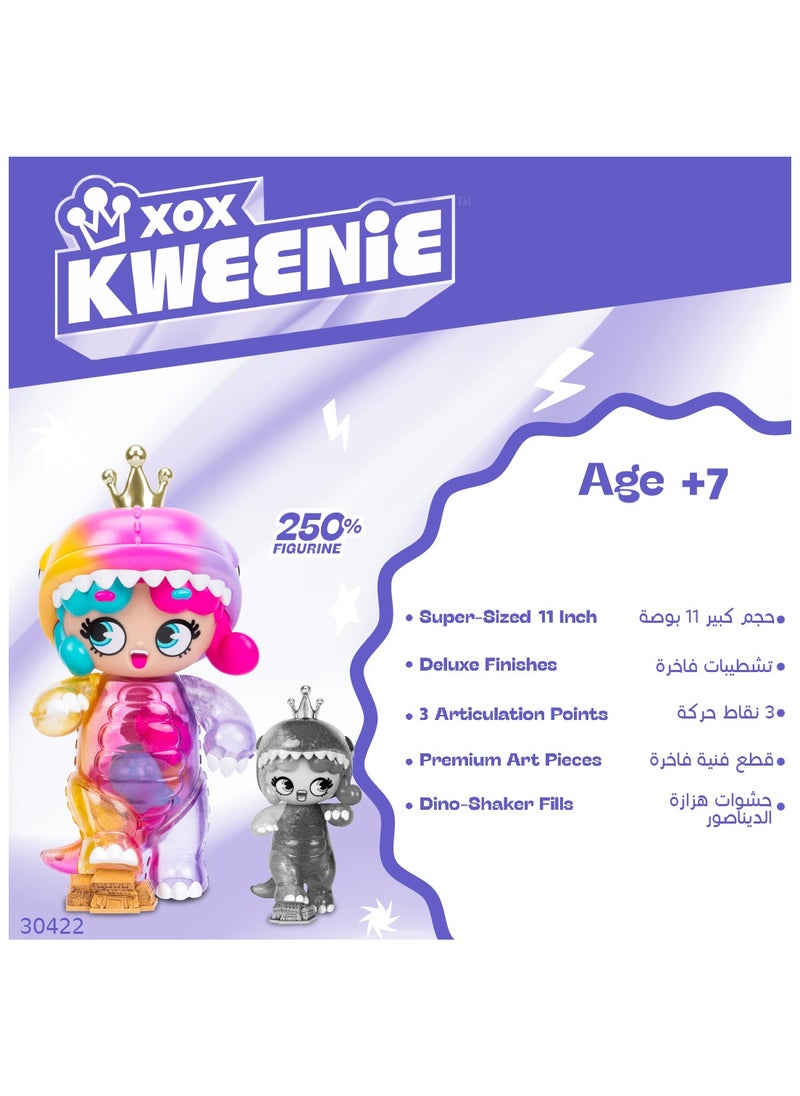 Moose Toys Kweenie Deluxe Kween Of Rawr 11 Inches | XOX Kweenie Figurine |  Collectible Doll | Collectible Figurine | Perfect Gift for Girls & Collectors!  - Image 3