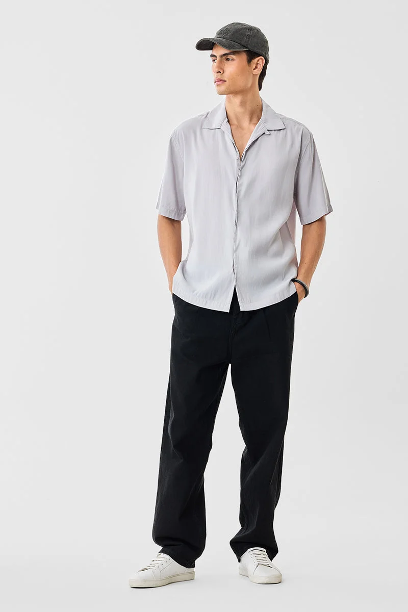 SNITCH Light Grey Box Fit Shirt