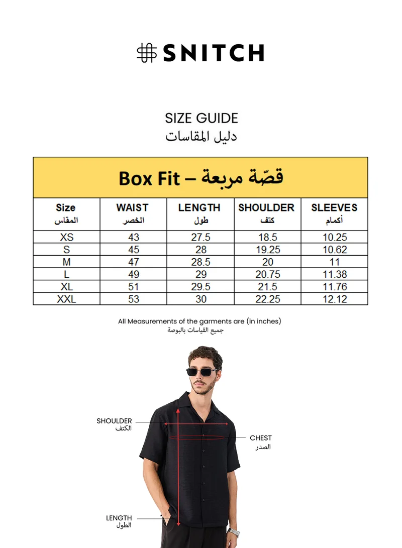 Snitch Grey Light Grey Box Fit Shirt for Men | Best Price UAE