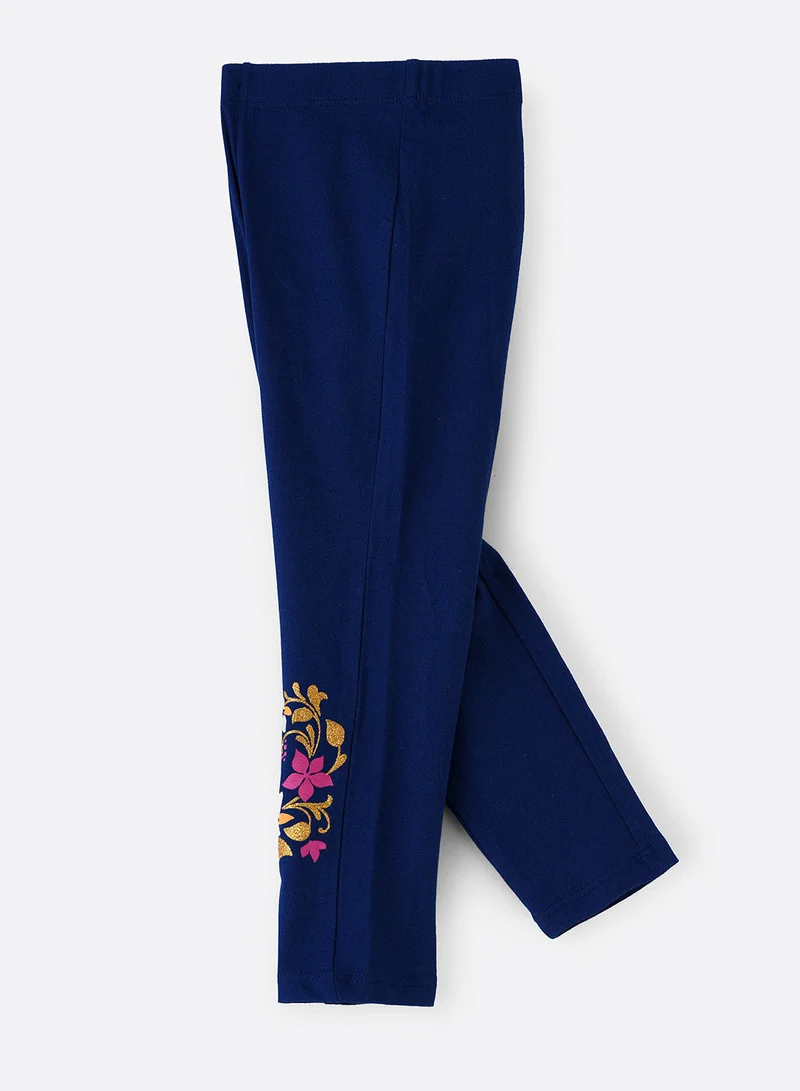 Jelliene Knitted legging with print
