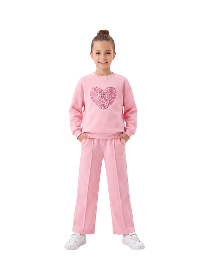 Bidani Sweetheart Cozy Lounge Set  - Pink - Image 1