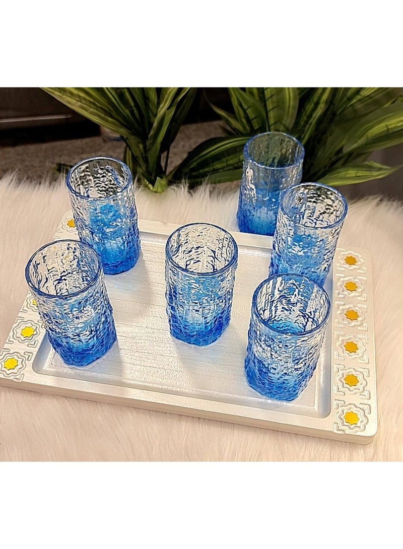 شوب حجري زجاج 6 قطع - Image 1