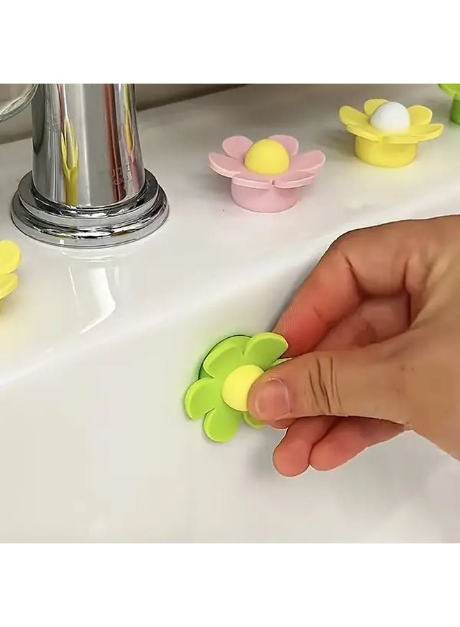 سدادة سيليكون صفراء لتصريف حوض الزهور تمنع تجاوز المياه والانسداد - Image 3