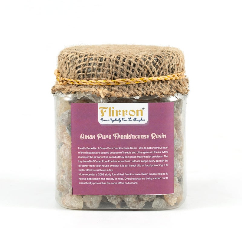 FLIRRON Oman Pure Frankincense Resin, Frankincense Resin, Boswellia carterii, Monastery Incense, Frankincense Tears, Granules (500 Gm) - Image 3