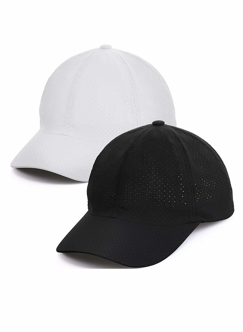 KASTWAVE Breathable Baseball Cap, Man Woman Sunshade Hat Quick Dry Mesh Sports Cap Workout Tennis Hat for Mountaineering, Hiking, Fishing, Travelling, Camping, Cycling, Walking, Running, Golfing - Image 1