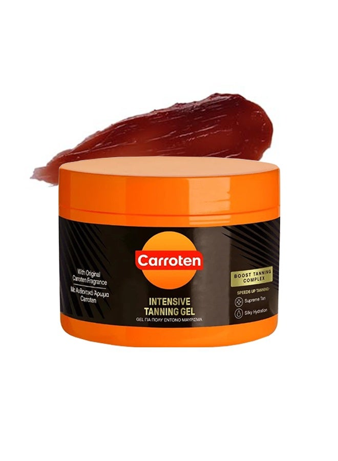Carroten Intensive Tanning Gel, Browning Tan Accelerator, Non-Greasy, Water-Resistant With Carrot And Coconut Oil, Vitamin A & E For Moisture & Hydration - Image 1