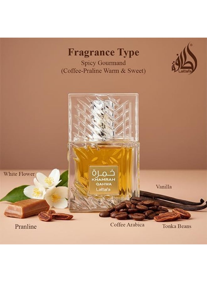 لطافة خمرة قهوة - أو دو بارفان - للجنسين - 100 مل - Image 1