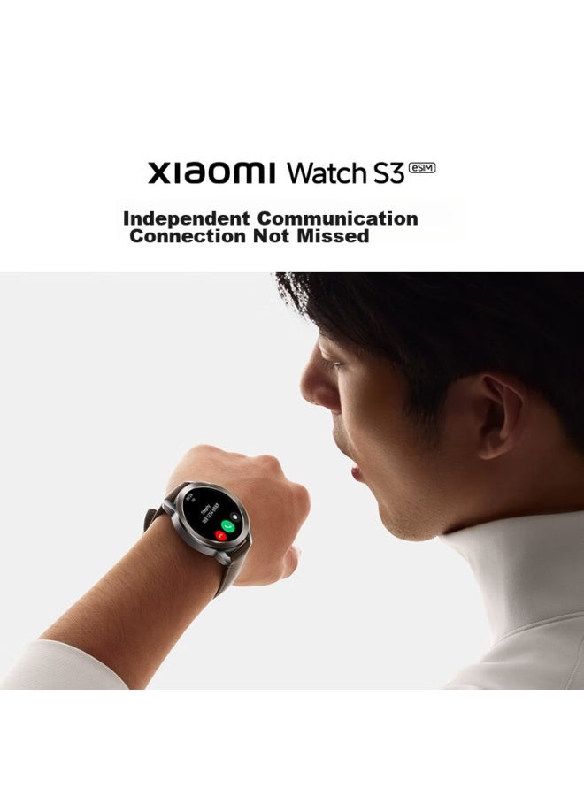 M I Xiaomi Xiaomi Watch S3 Esim Version, Olive Green, New Color Scheme For Xiaomi Cars, Pengpaios, Su7 Car Key, Portable And Reliable - Image 2