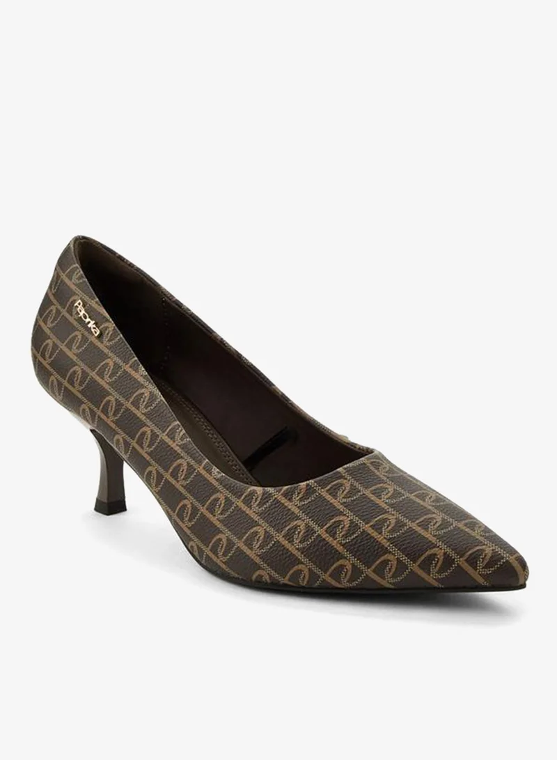 Paprika BROWN PAPRIKA HEELED SHOES MATCH BAG for Women | Best Price UAE