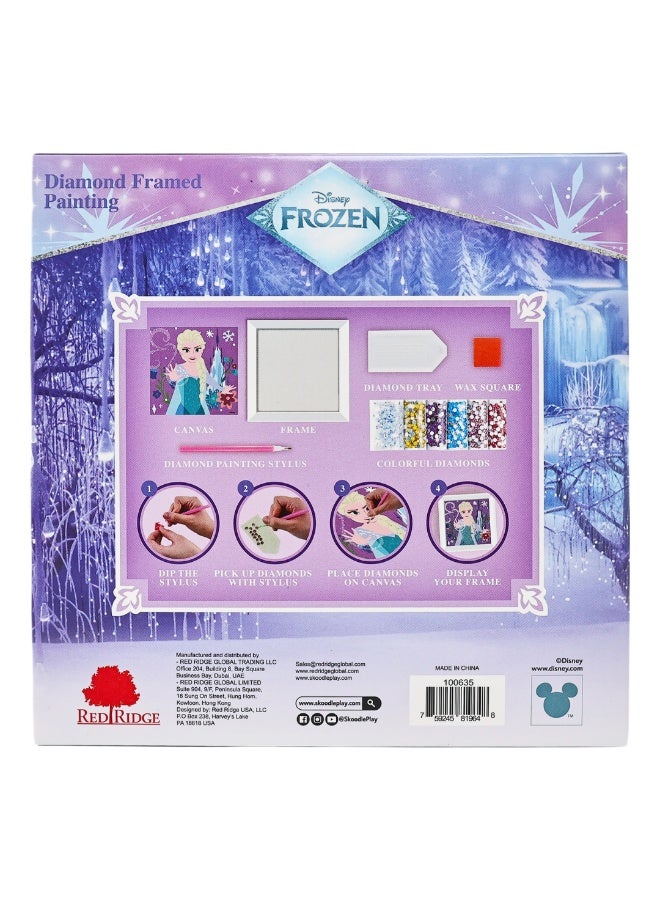 Disney Frozen FZN Diamond Framed Painting Kit | Make It Easy & Fun | Art & Craft Home Wall Décor | Age 3+ - Image 3