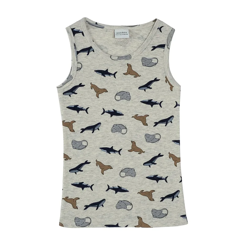 Antebies Fish and Fun Print Undershirts