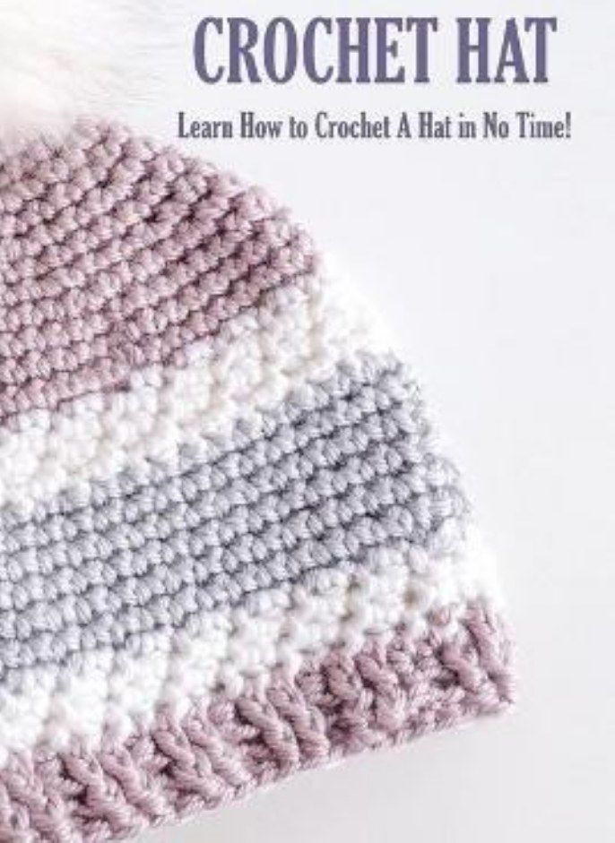 Crochet Hat: Learn How to Crochet A Hat in No Time!: Crochet for Beginners 