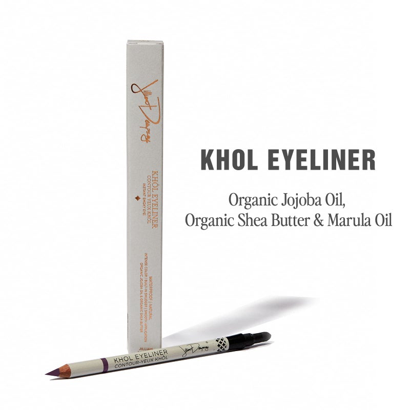 Jillian Dempsey Khol Eyeliner: Clean, Waterproof Eyeliner Pencil with Built-In Smudger for Effortless Blending â€“ Rich Pigment, Cruelty-Freeâ€‹, Deep Burgundy - Image 2