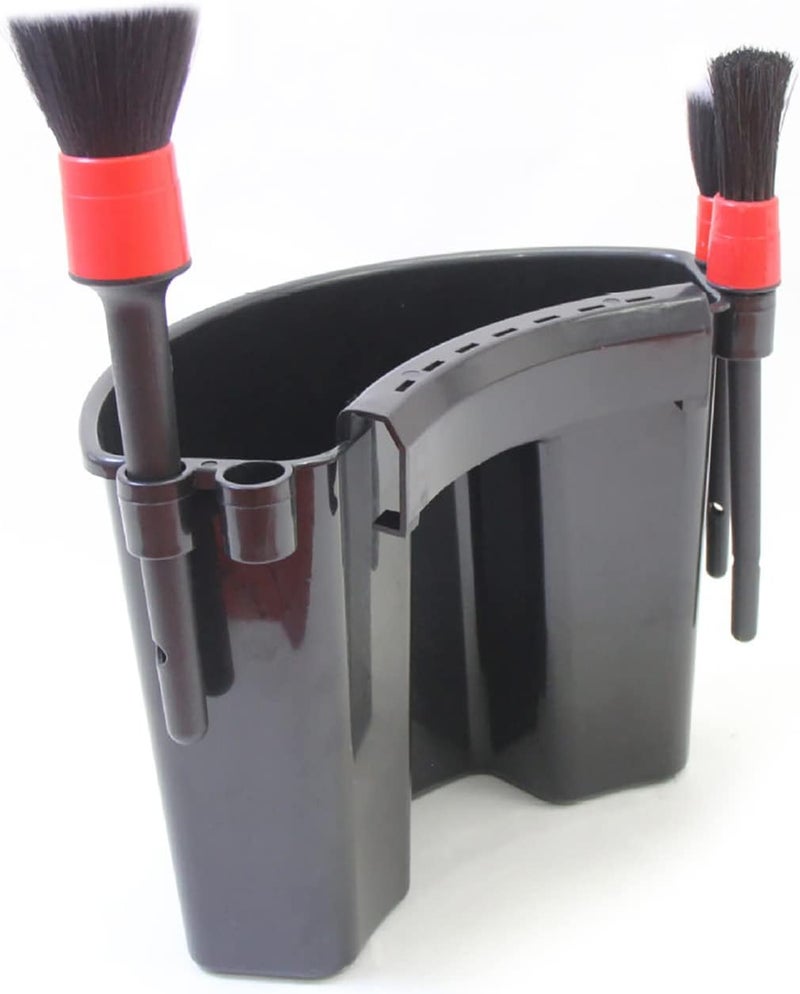 FOXBI Car Detailing Bucket, Portable Auto Wash Bucket Organizer Car Detailing Tool Hanger Bucket Car Wash Accessories Tool,Black - Image 2
