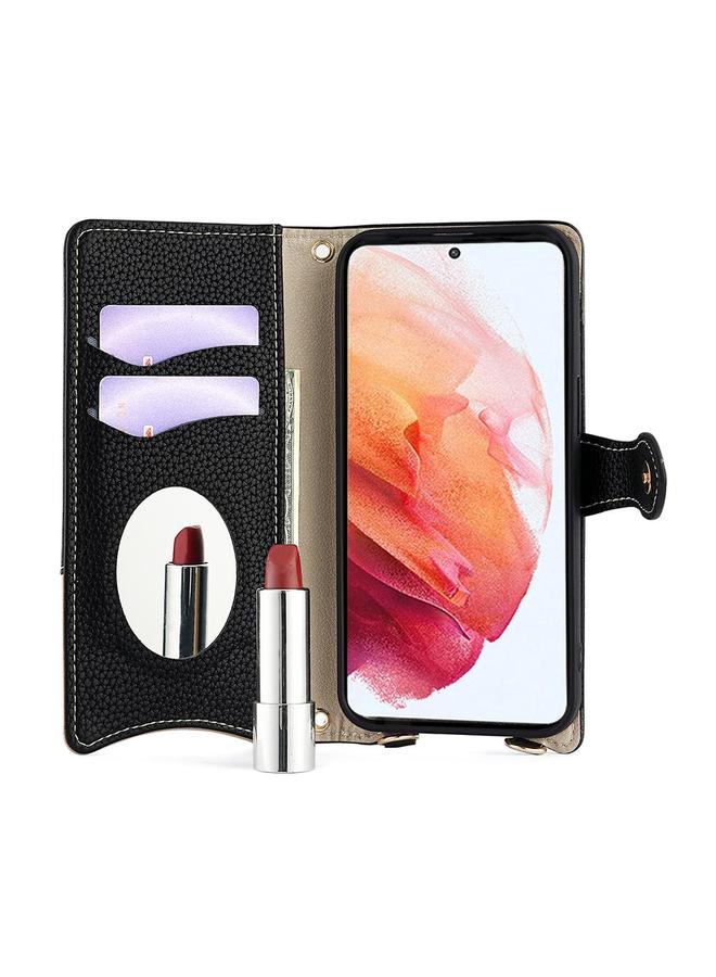 S-TOP Case For Samsung Galaxy A35 5G Crossbody Chain Fishtail Litchi Leather Phone Case - Image 3