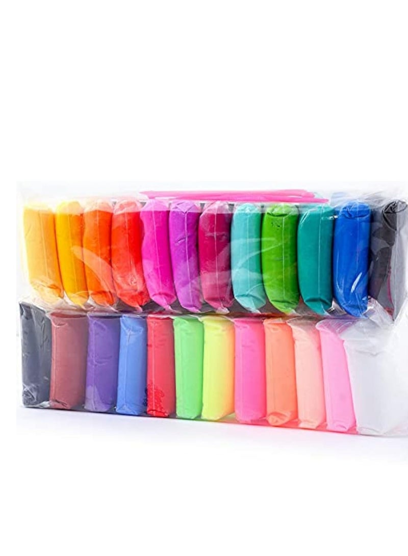 Yaboy 24pcs DIY Plasticine Colors for Kids Education, Ultra Light Air Dry Clay, Multicolor Interactive Modeling Clay Toy - Image 1