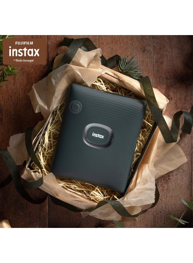 Instax Fujifilm, Instax Smartphone Photo Printer, Square Link, Cyan Green - Image 1