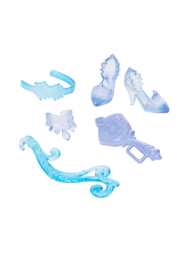 Disney FROZEN Frozen Elsa Fashion Doll Set, Spin & Reveal with 11 Surprises Including 5 Accessories, 5 Stickers & Play Scene, Inspired by Disney Movie - Image 3