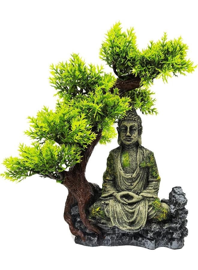 ديكورات تماثيل بوذا في حوض السمك، ديكورات أحواض الأسماك القديمة - Image 1