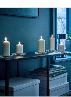 co arma Set of 5 unscented candles of different sizes  - Image 3