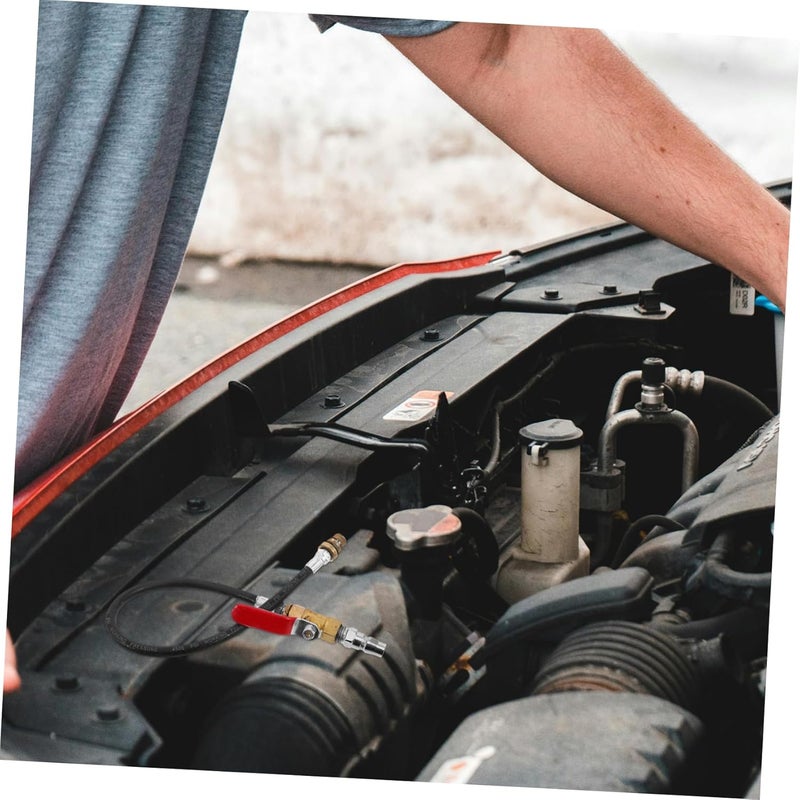 Cylinder Leak Down Tester Kit with Valve Stem Cap Removal Tool for Air Tools - Image 5