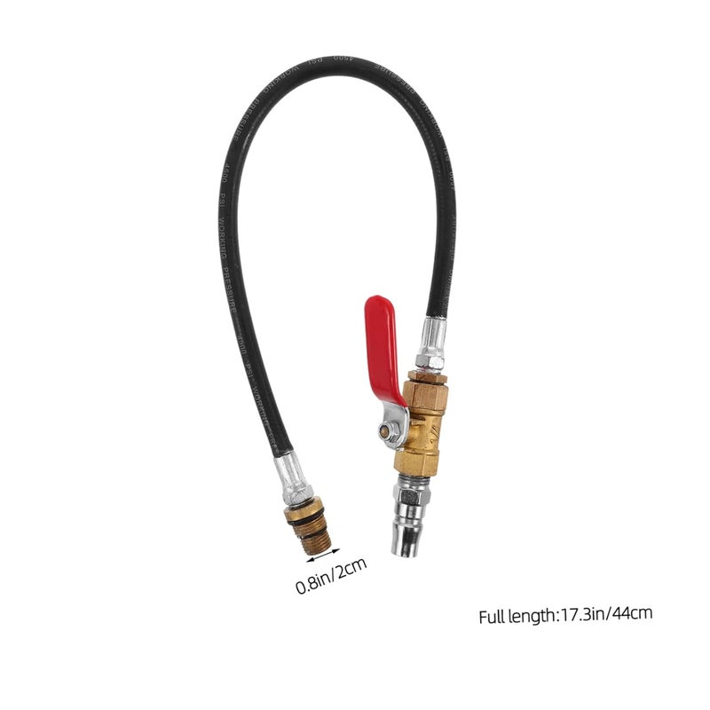 Cylinder Leak Down Tester Kit with Valve Stem Cap Removal Tool for Air Tools - Image 3