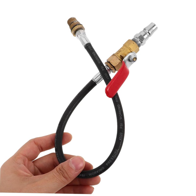 Cylinder Leak Down Tester Kit with Valve Stem Cap Removal Tool for Air Tools - Image 4