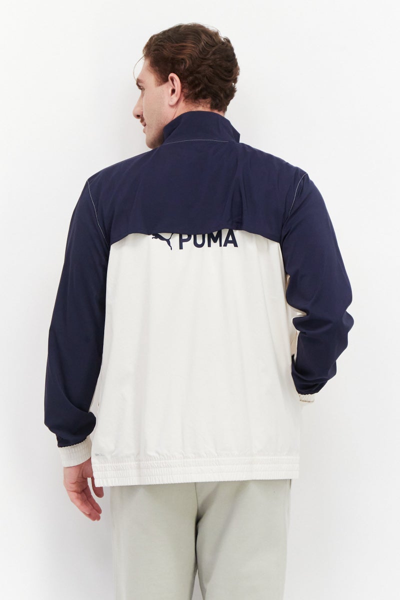 PUMA Men Sportswear Fit Brand Logo Training Jacket, Navy - Image 2