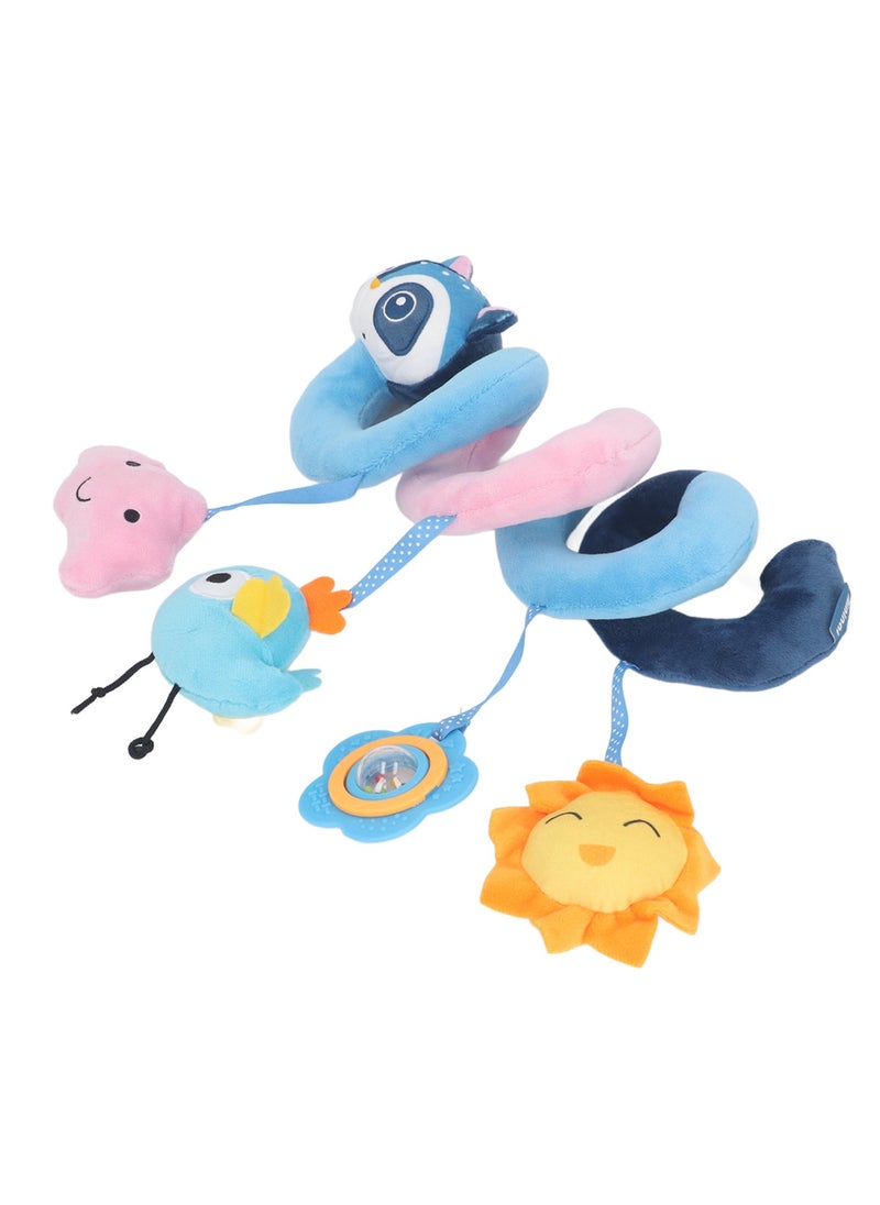 Velaurs Animal Bed Around Baby Stroller Hanging With Noise Paper Baby Toy Bed Hanging Fox  - Image 1