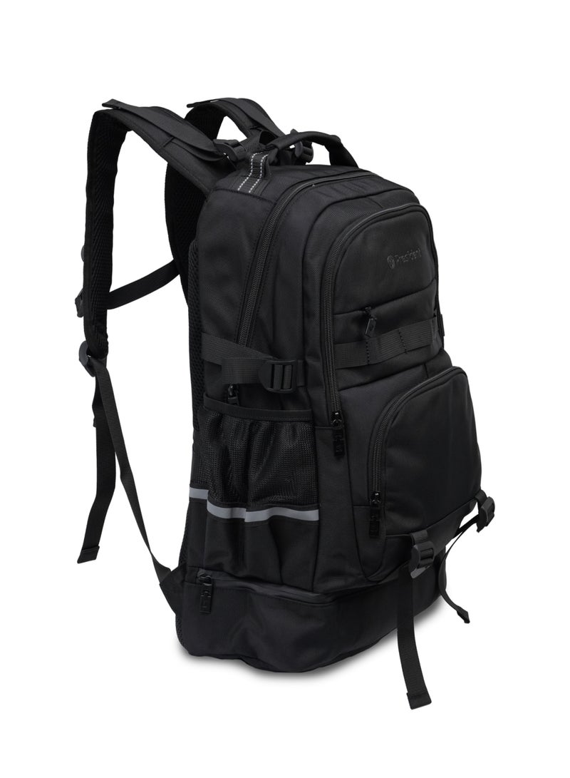 PRESIDENT Premium Daily Backpack Waterproof, Fits 20” Laptop, Lightweight & Durable Travel Backpack for Work, Study & Daily Use (Black) MODEL-BPP7021 - Image 3
