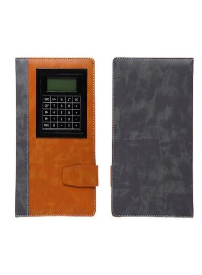 Sarjak MODINITY A5 PU Leather Business Notebook Diary with Calculator, Magnetic Closure, Ruled Pages, Hardcover Executive Journal for Office, Meetings, Students, Professionals & Daily Writing - Image 1
