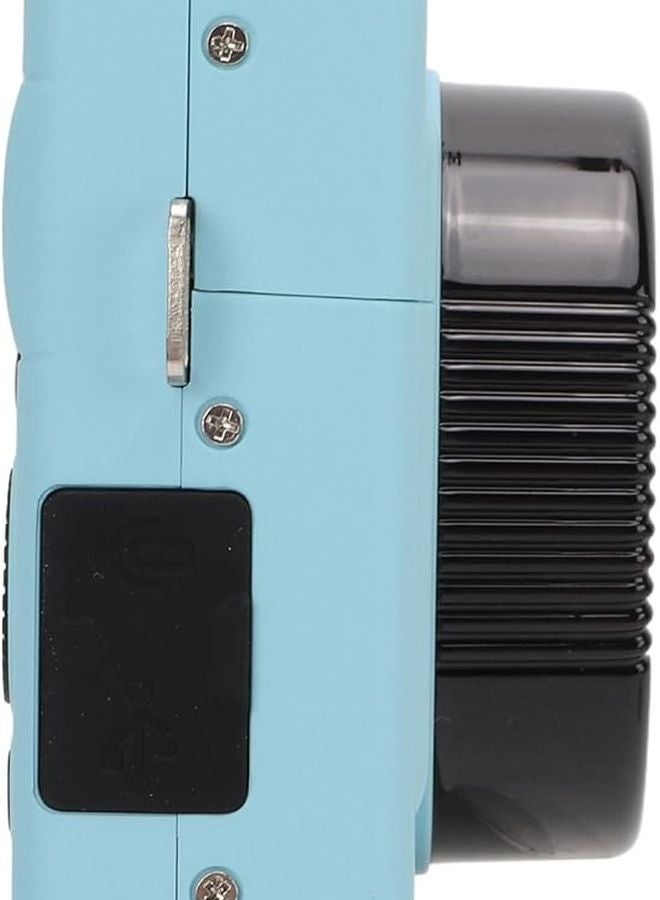 Blue Mirrorless Camera 48MP 16X Zoom 3in LCD FHD Video Anti Shake Vlogging Travel - Image 3