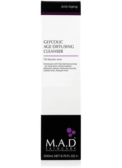 M.A.D Skincare Anti-Aging Glycolic Age Diffusing Cleanser 6.75 fl.oz,200ml  - Image 2