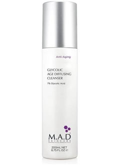 M.A.D Skincare Anti-Aging Glycolic Age Diffusing Cleanser 6.75 fl.oz,200ml  - Image 1