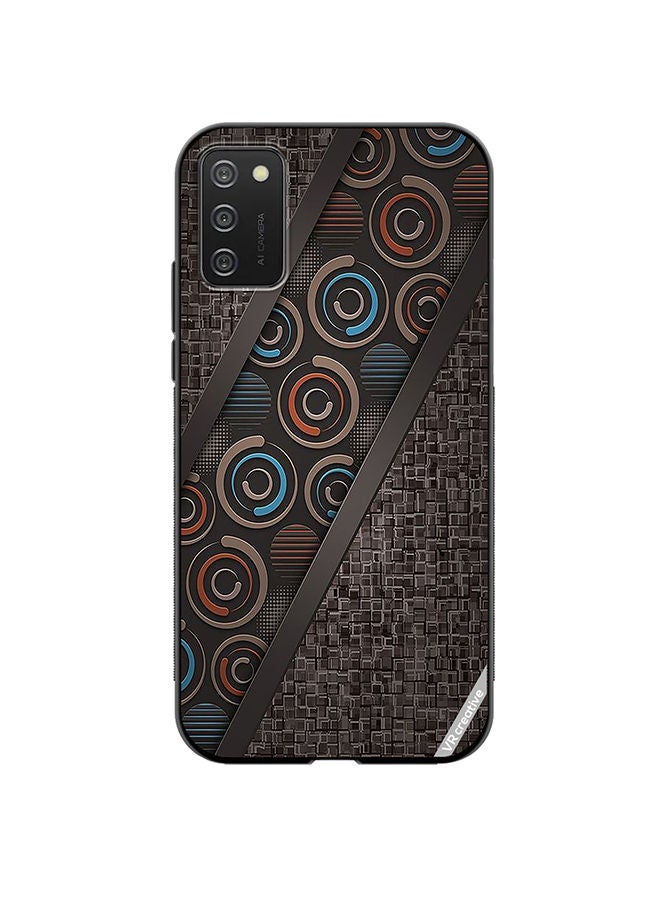 VR CREATIVE Protective Case Cover For Samsung Galaxy A03s Abstract Design Multicolour - Image 1