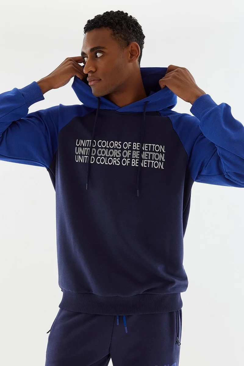 UNITED COLORS OF BENETTON Men's Hooded Sweatshirt