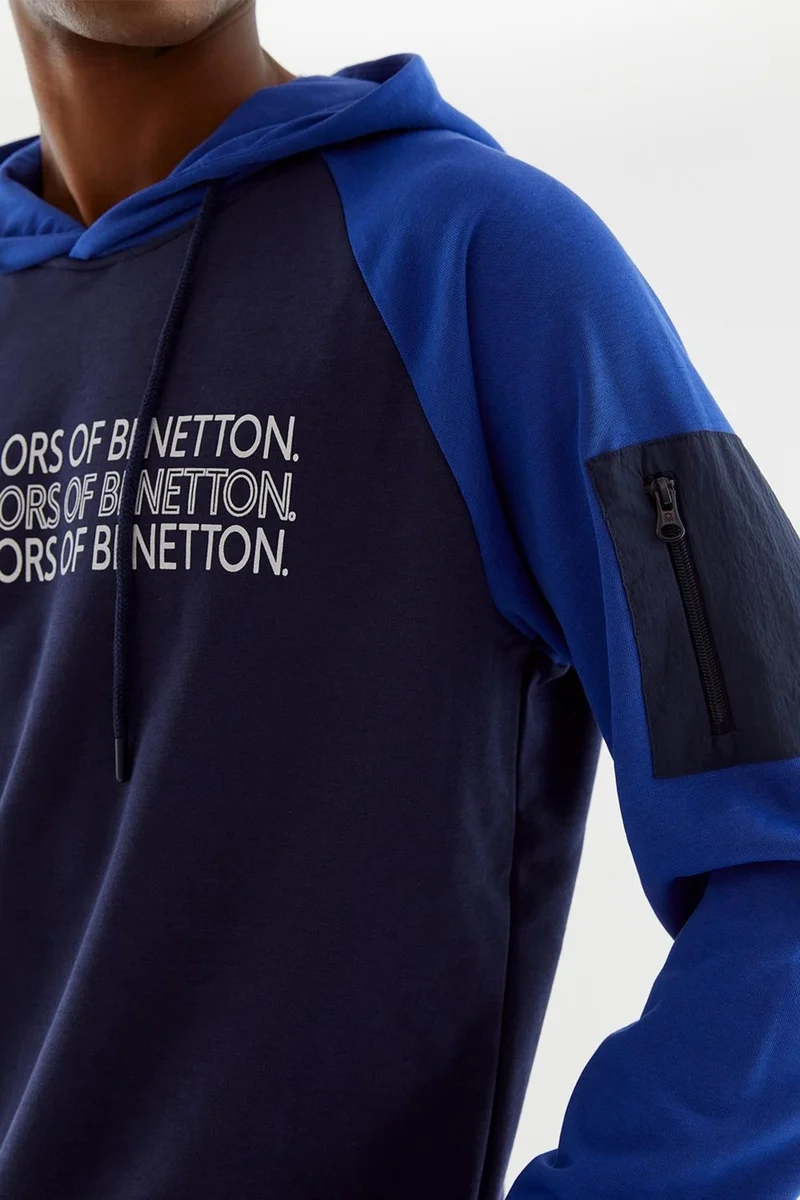 UNITED COLORS OF BENETTON Men's Hooded Sweatshirt