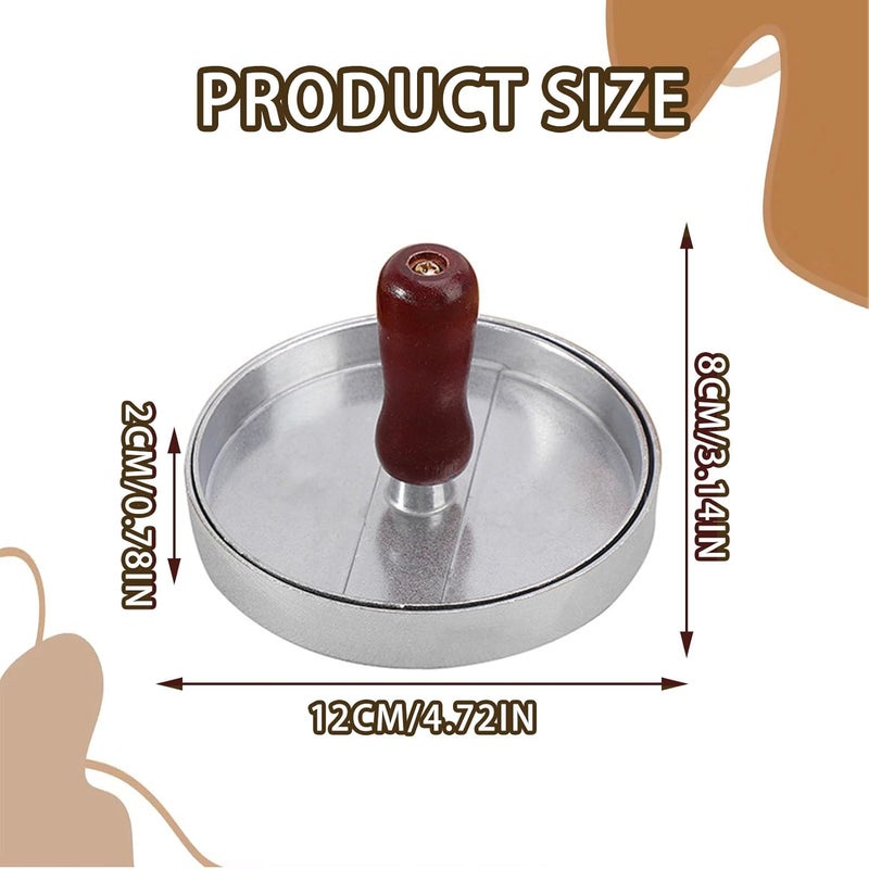 ALKAYAN Hamburger Press, Smash Burger Press, Aluminium Burger Patty Press, Patty Make... - Image 2