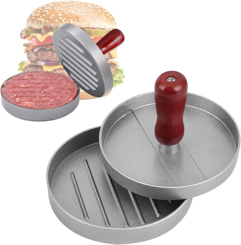 ALKAYAN Hamburger Press, Smash Burger Press, Aluminium Burger Patty Press, Patty Make... - Image 1