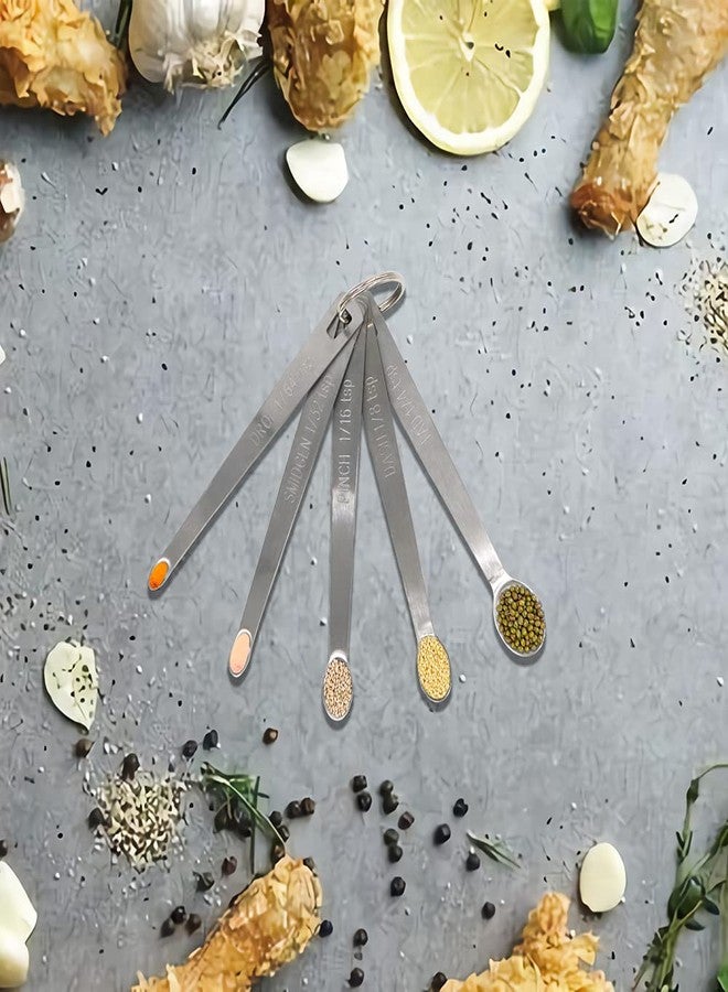 BERYLER ملاعق قياس صغيرة فردية من الفولاذ المقاوم للصدأ من BERYLER، قطعتان، سعة كل منها ربع ملعقة صغيرة (1.25 مل). - Image 5