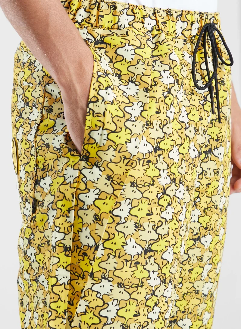 CONVERSE Peanuts Shapes Long Shorts