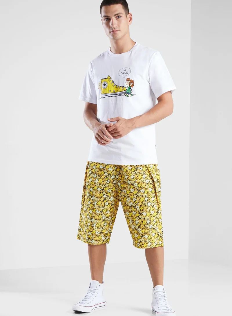 CONVERSE Peanuts Shapes Long Shorts