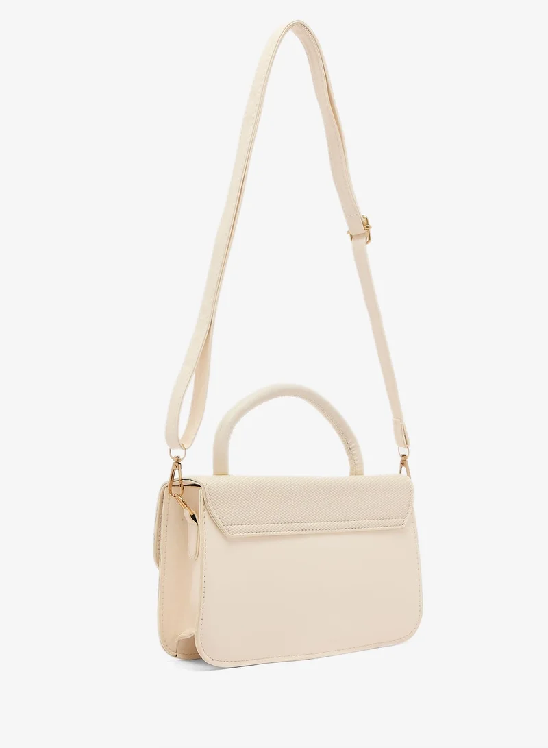 Khizana Gold Shimmer Detail Top Handle Satchel for Women | Best Price UAE