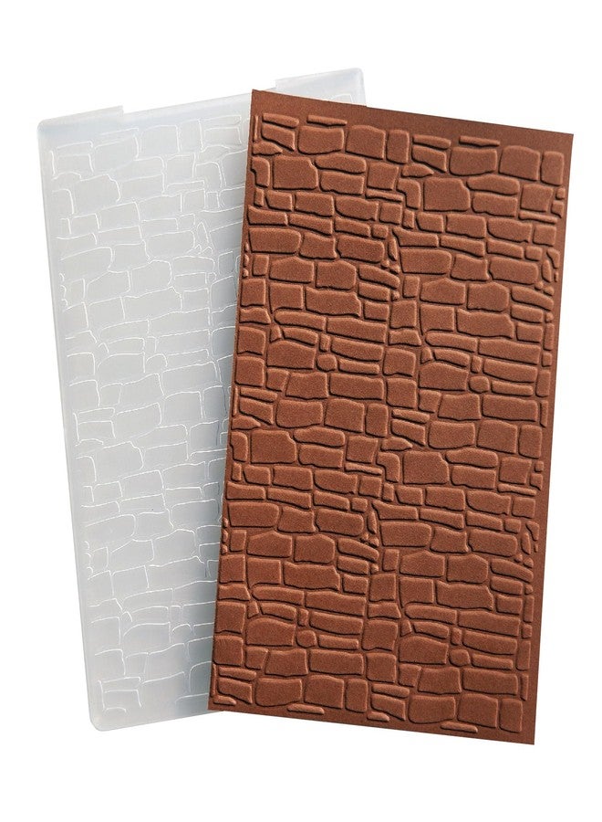 Arbuya Brick Wall Embossing Folders for Card Making Bricks Textured Embossing Folder for Scrapbooking Pages Paper Crafting Clay Decoration - Image 3